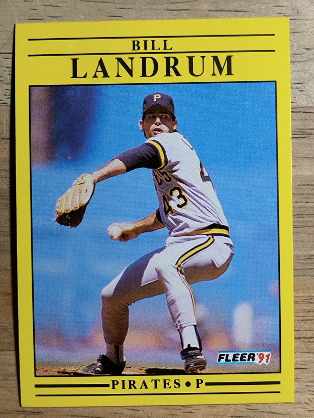 1991 Fleer #41 Bill Landrum