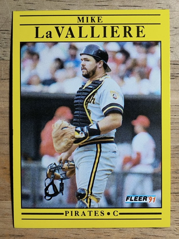 1991 Fleer #42 Mike LaValliere