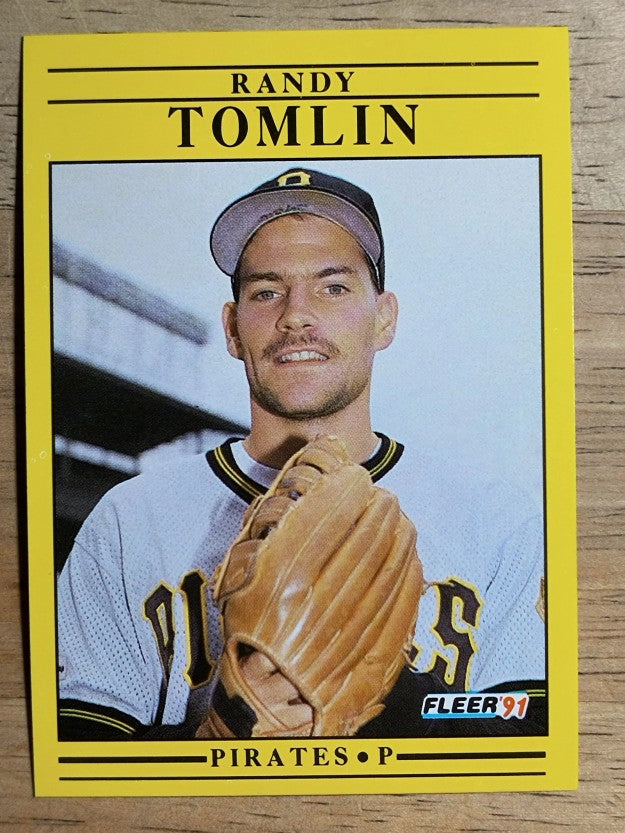 1991 Fleer #52 Randy Tomlin RC