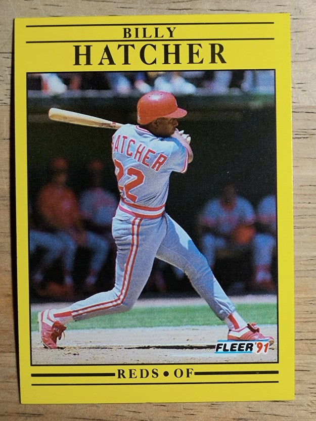 1991 Fleer #66 Billy Hatcher