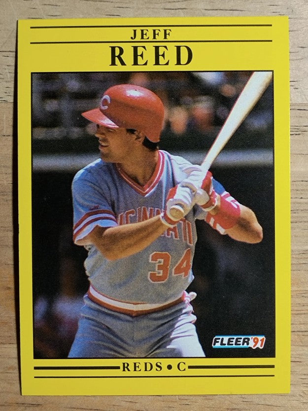 1991 Fleer #78 Jeff Reed