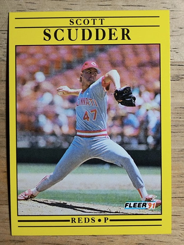 1991 Fleer #81 Scott Scudder