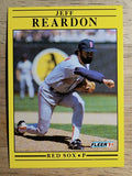 1991 Fleer #109 Jeff Reardon