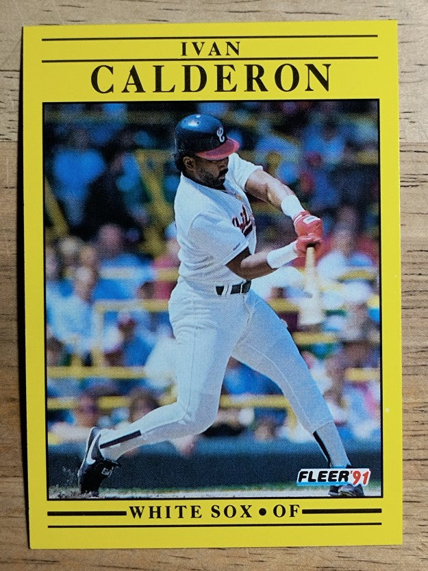 1991 Fleer #115 Ivan Calderon