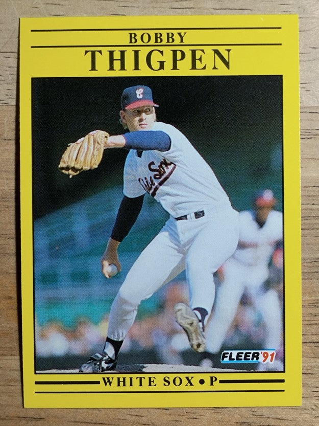 1991 Fleer #137 Bobby Thigpen