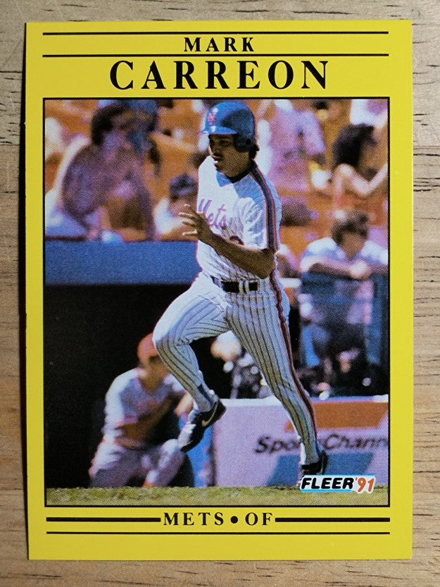1991 Fleer #142 Mark Carreon