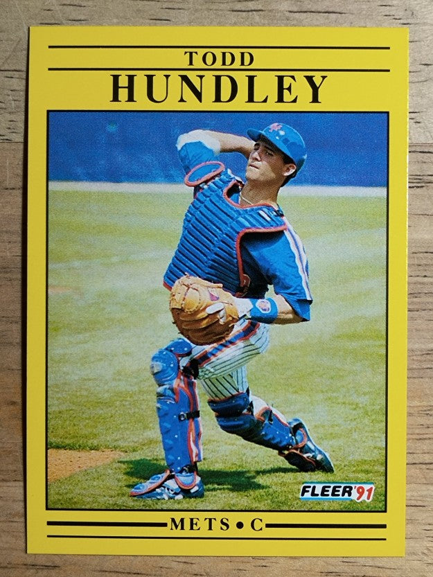 1991 Fleer #150 Todd Hundley