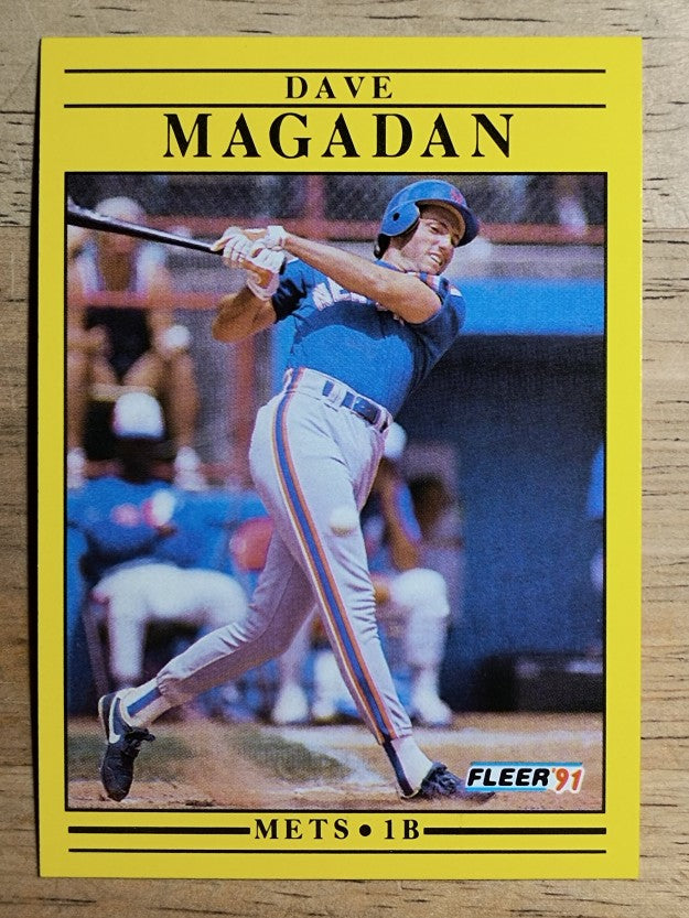 1991 Fleer #153 Dave Magadan