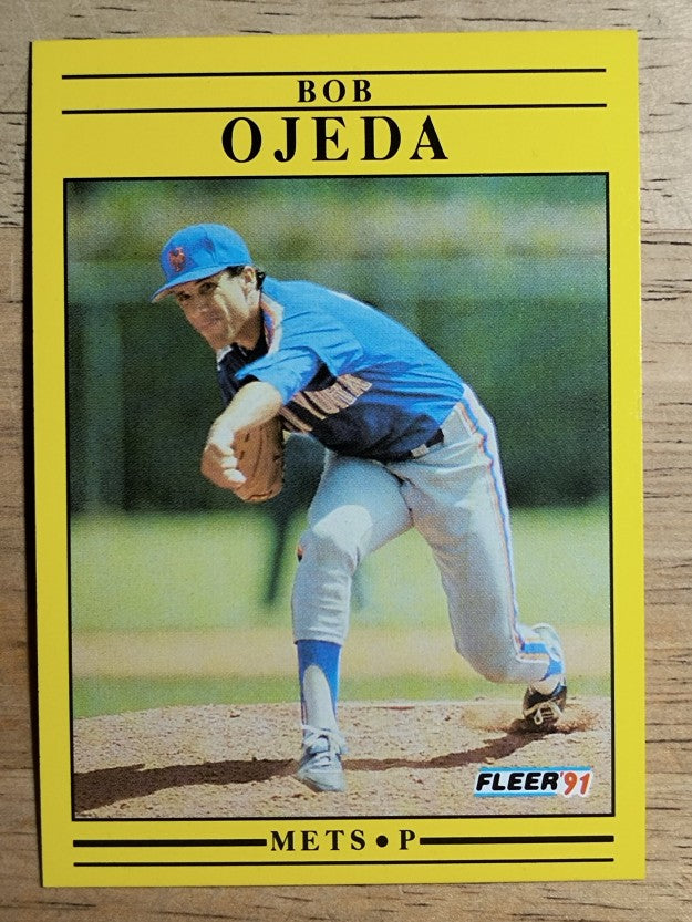 1991 Fleer #156 Bob Ojeda