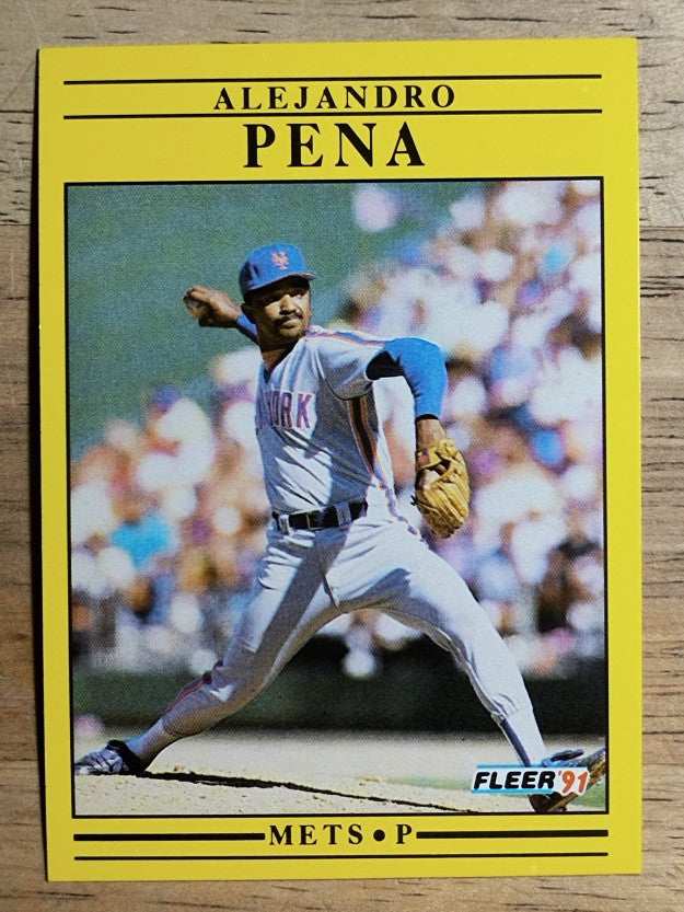 1991 Fleer #158 Alejandro Pena