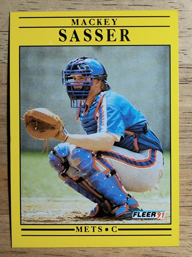 1991 Fleer #160 Mackey Sasser
