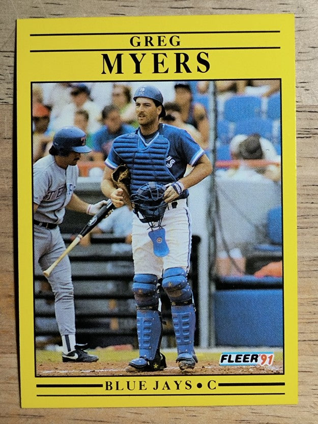 1991 Fleer #182 Greg Myers