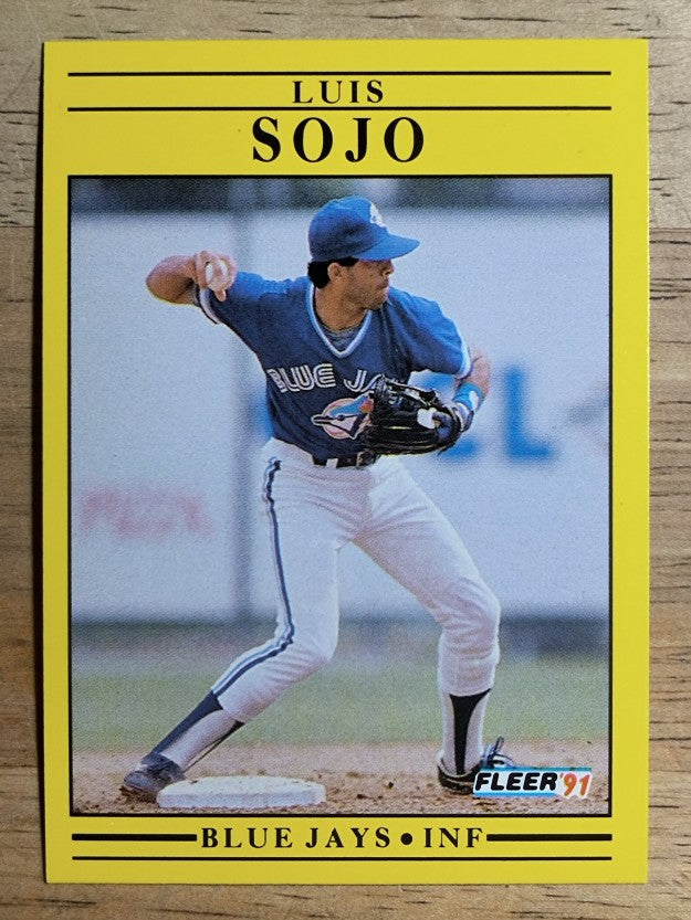 1991 Fleer #184 Luis Sojo