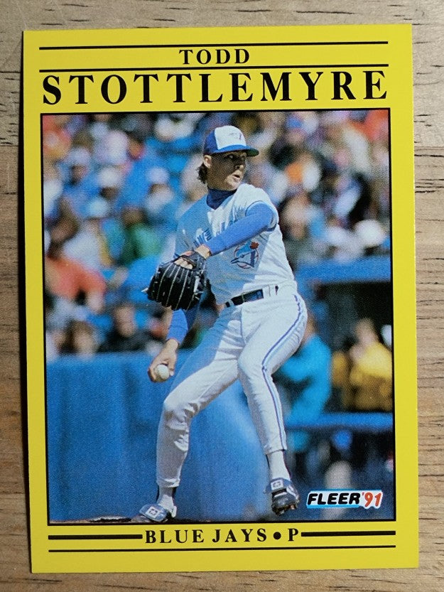 1991 Fleer #186 Todd Stottlemyre