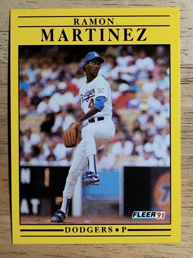 1991 Fleer #212 Ramon Martinez