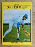 1991 Fleer #216 Jose Offerman