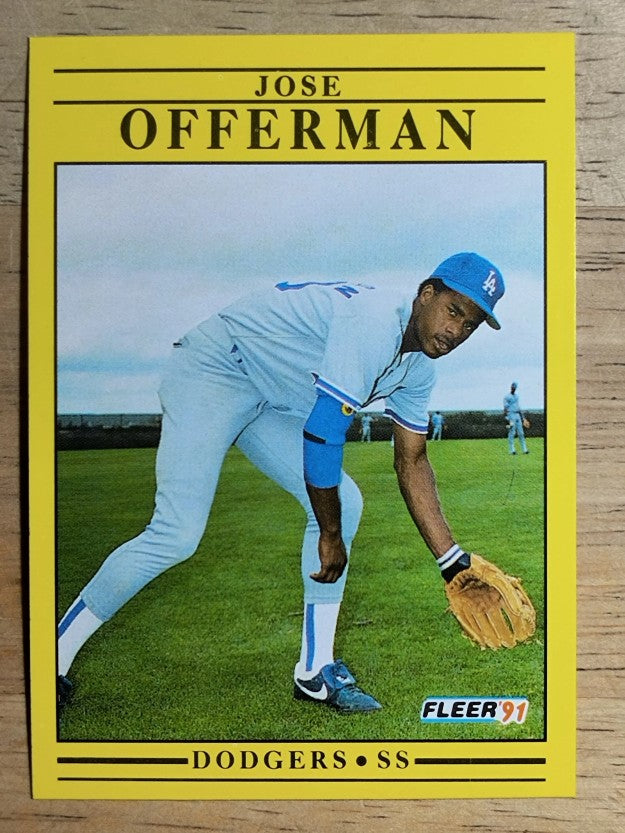 1991 Fleer #216 Jose Offerman