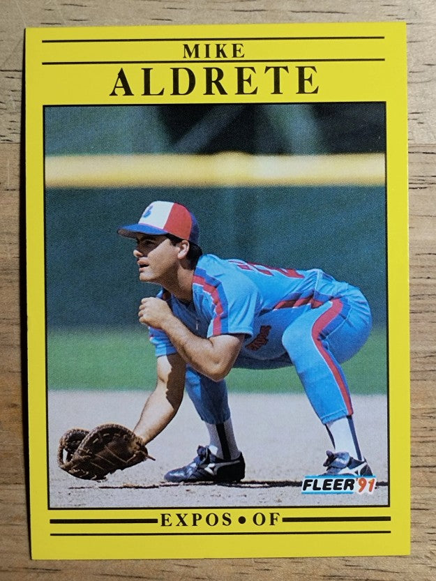 1991 Fleer #224 Mike Aldrete