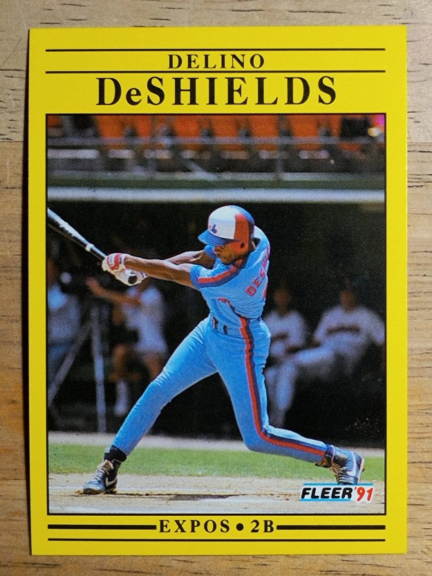1991 Fleer #228 Delino DeShields
