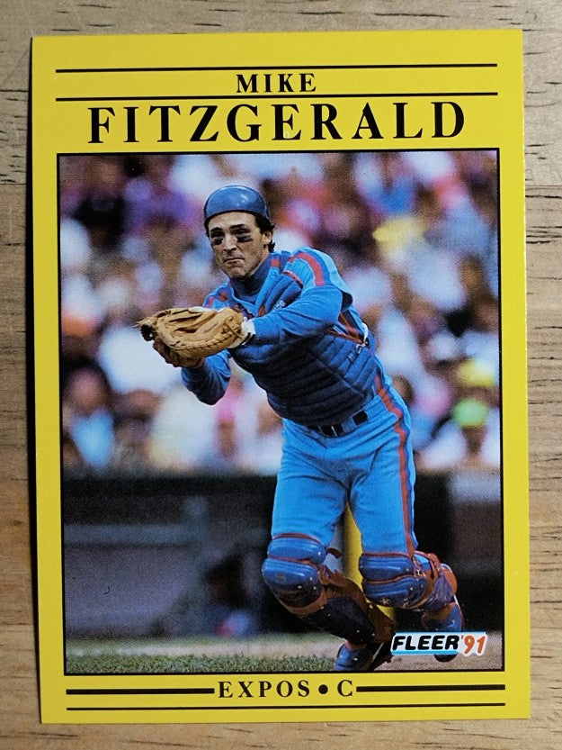 1991 Fleer #229 Mike Fitzgerald