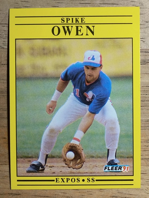 1991 Fleer #243 Spike Owen