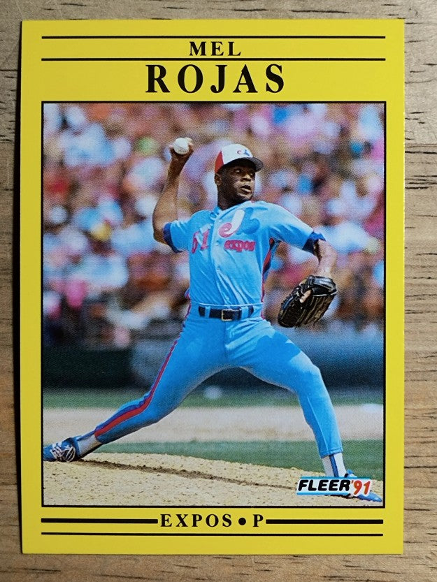 1991 Fleer #245 Mel Rojas