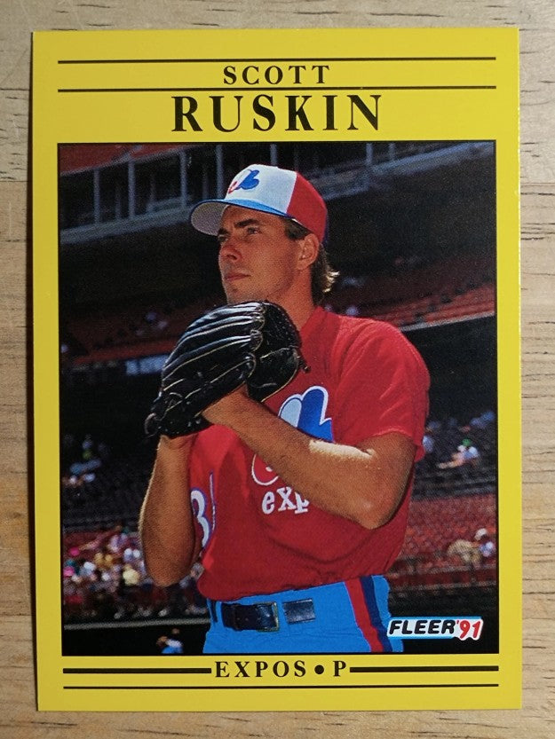 1991 Fleer #246 Scott Ruskin