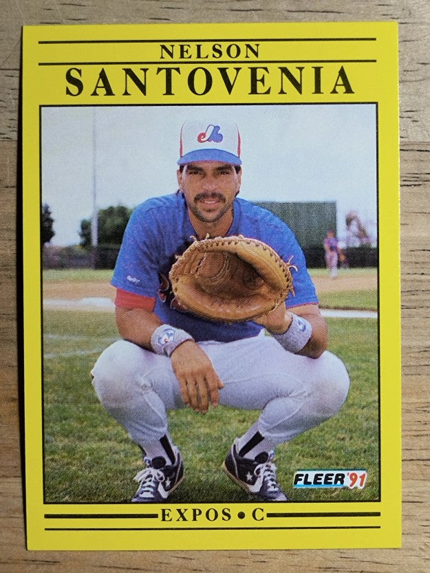 1991 Fleer #248 Nelson Santovenia