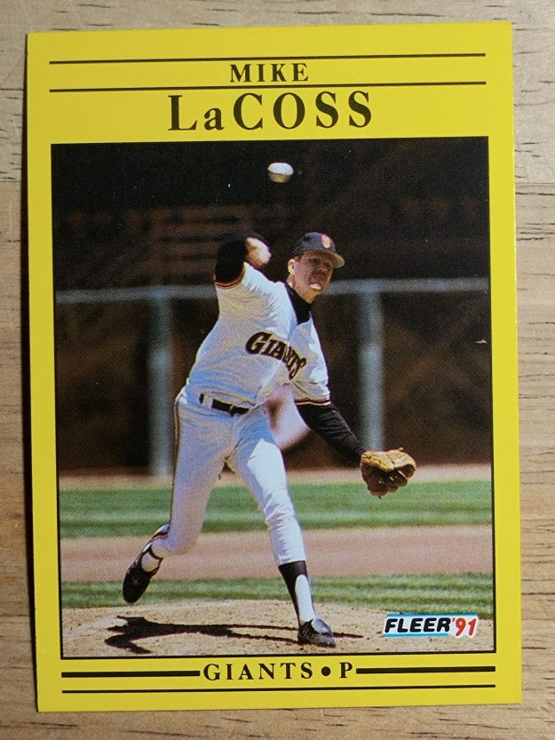 1991 Fleer #264 Mike LaCoss