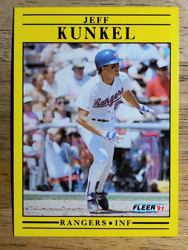 1991 Fleer #292 Jeff Kunkel