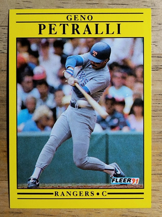 1991 Fleer #296 Geno Petralli