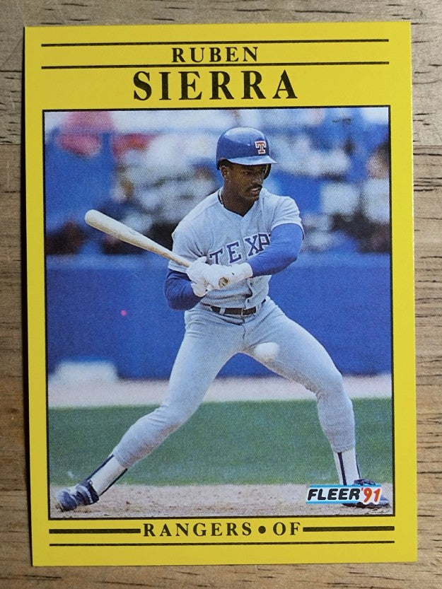 1991 Fleer #303 Ruben Sierra