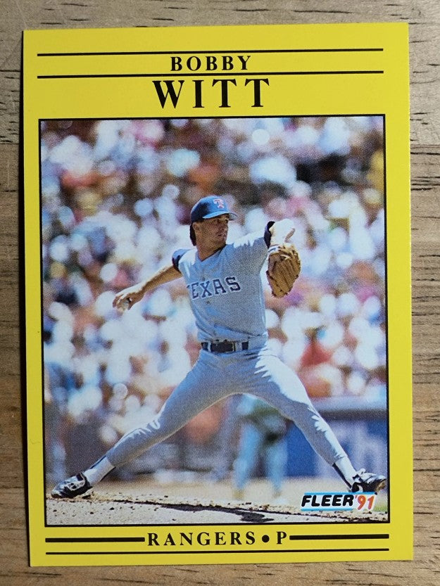 1991 Fleer #304 Bobby Witt