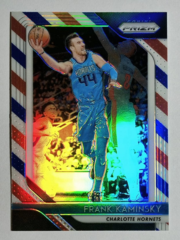 2018-19 Panini Prizm Prizms Red White and Blue #60 Frank Kaminsky
