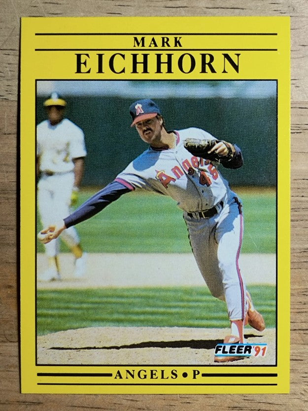 1991 Fleer #311 Mark Eichhorn