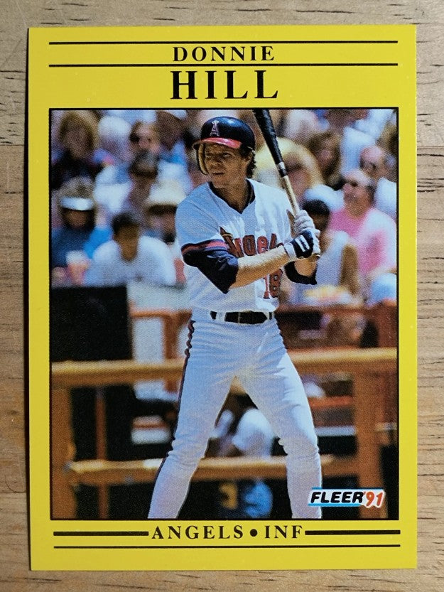1991 Fleer #316 Donnie Hill