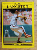 1991 Fleer #318 Mark Langston