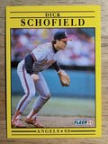1991 Fleer #325 Dick Schofield