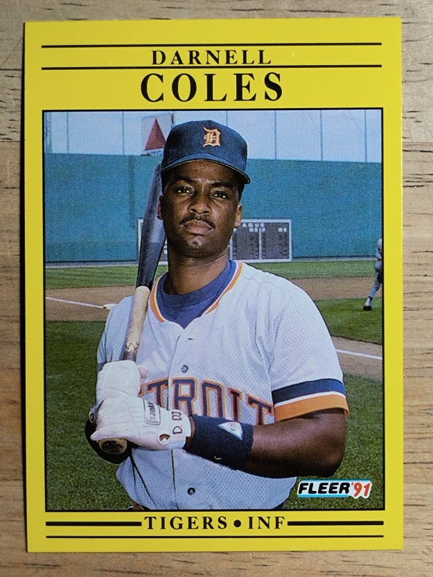 1991 Fleer #333 Darnell Coles
