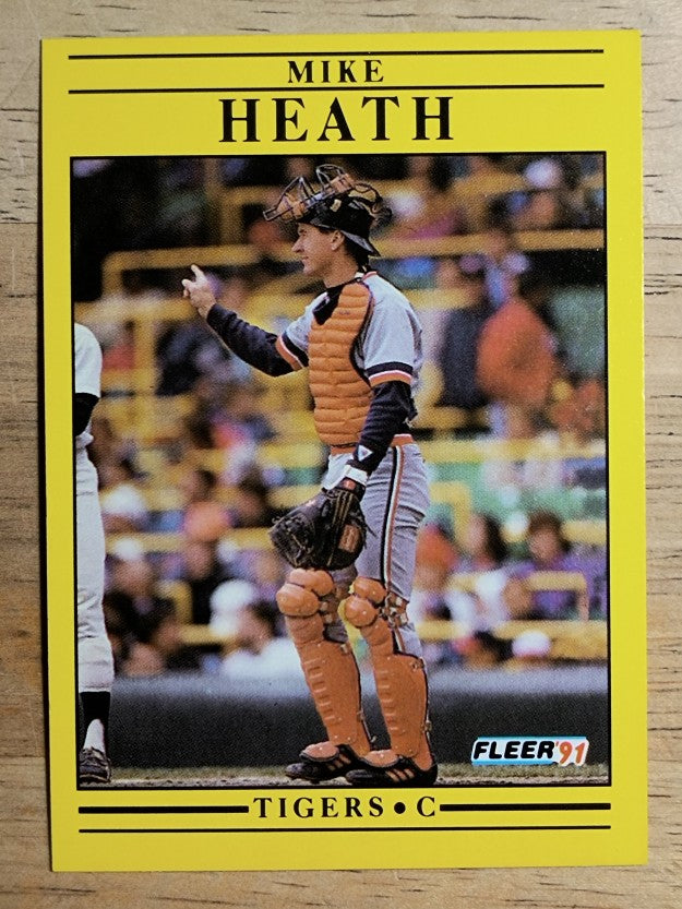 1991 Fleer #339 Mike Heath