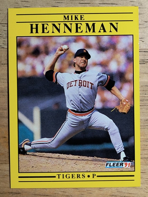 1991 Fleer #340 Mike Henneman