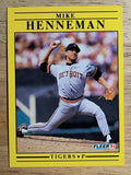 1991 Fleer #340 Mike Henneman