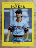 1991 Fleer #346 Clay Parker