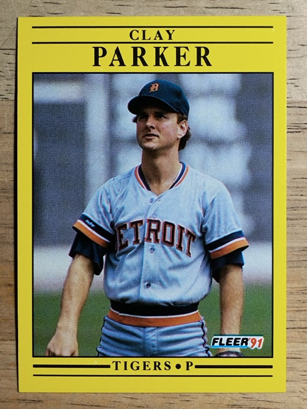 1991 Fleer #346 Clay Parker