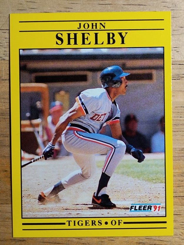 1991 Fleer #353 John Shelby