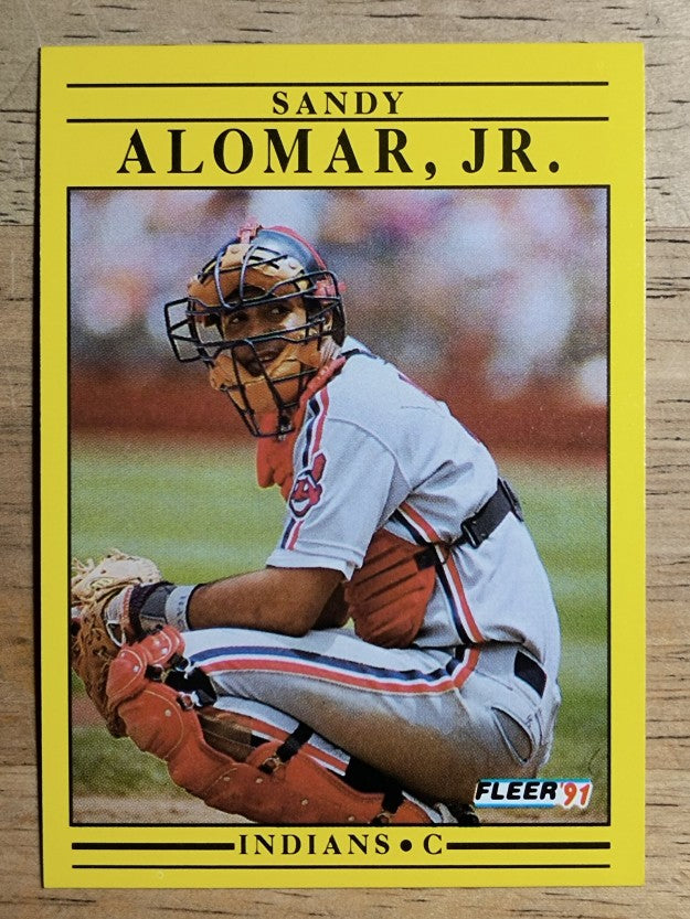 1991 Fleer #359 Sandy Alomar Jr.
