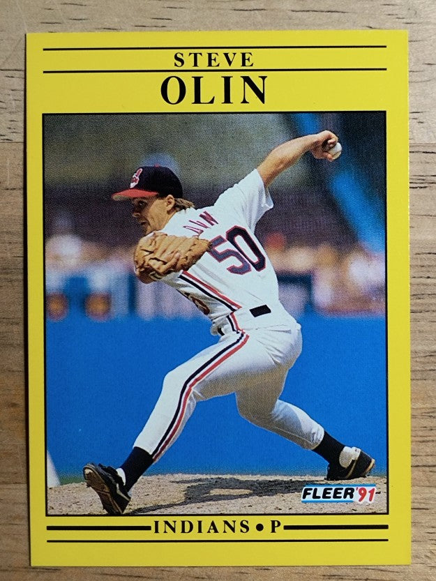 1991 Fleer #374 Steve Olin