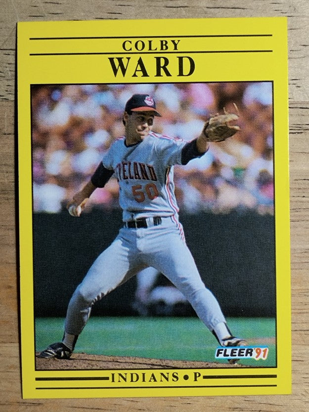 1991 Fleer #382 Colby Ward RC