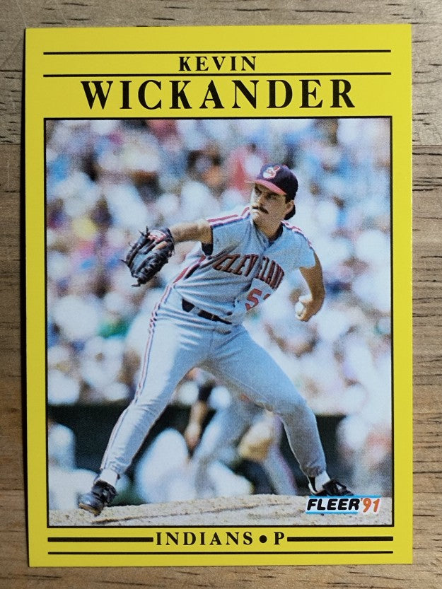 1991 Fleer #385 Kevin Wickander
