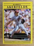 1991 Fleer #386 Darrel Akerfelds